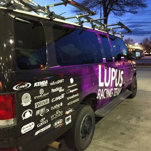 Lupus Team Bus on the way to Virginia 